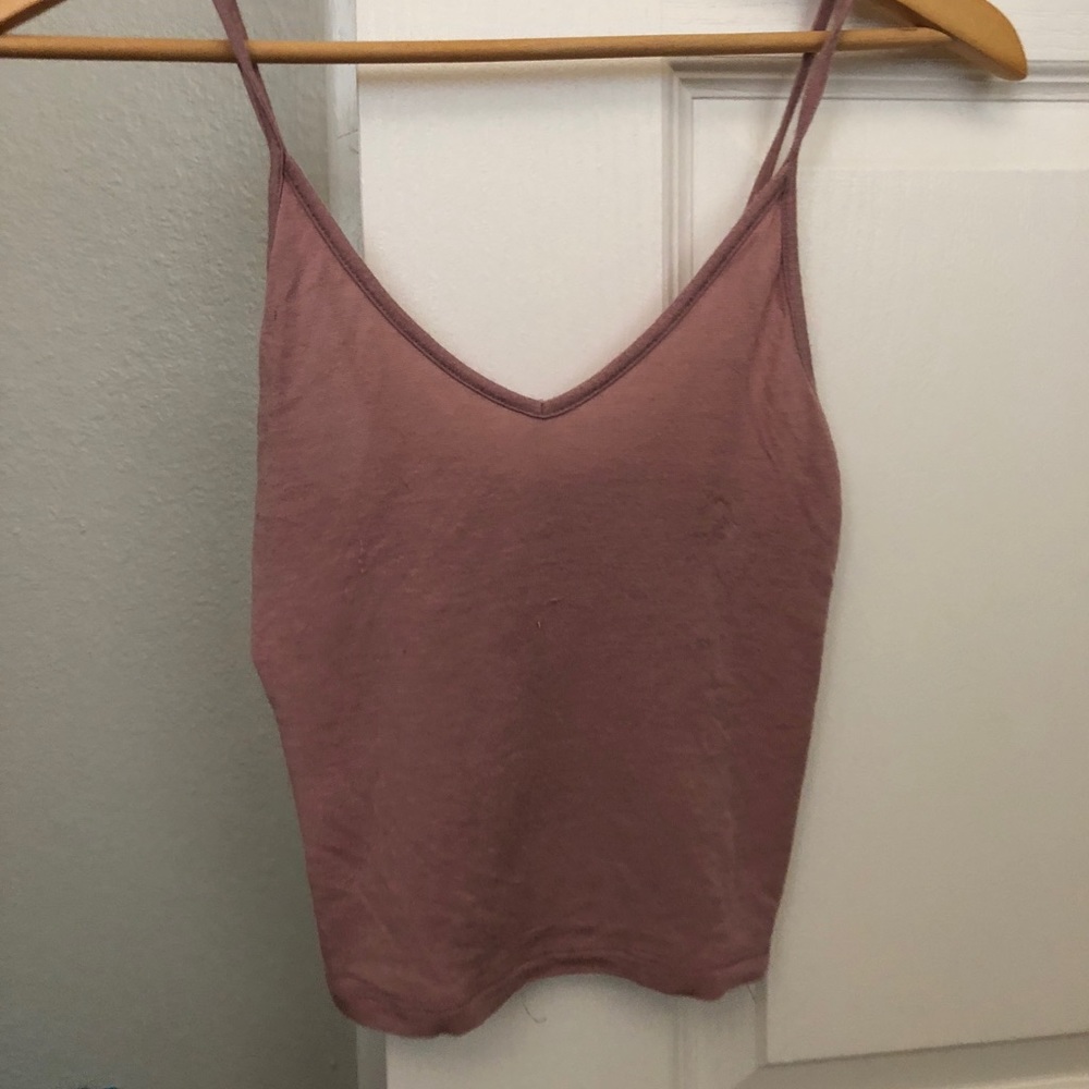 Brandy Melville rose crop top